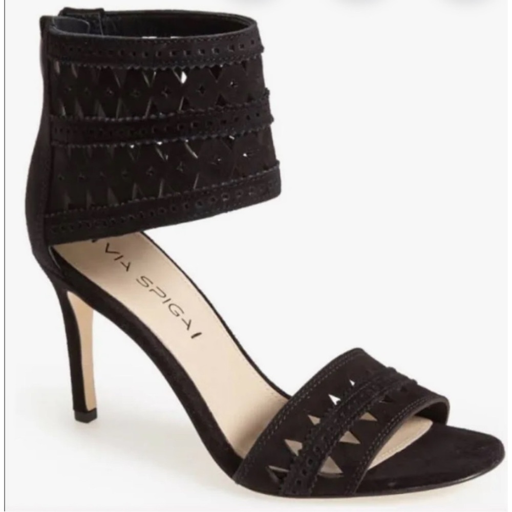 Via Spiga Black Leather Footwear